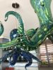 Octopus Chandelier | Chandeliers by Anchor Bend Glassworks. Item composed of brass and glass in contemporary or coastal style