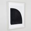 Black Curve - original handmade silkscreen print | Prints by Emma Lawrenson. Item made of paper