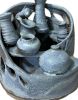 Circular Mini Pot House | Sculptures by Feats Of Clay. Item composed of ceramic compatible with contemporary and modern style