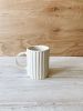 Ceramic Lined Mug in Oatmeal | Drinkware by Bridget Dorr. Item made of stoneware