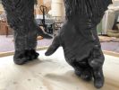 "Big Gorilla" | Street Murals by MARCANTONIO. Item composed of glass and synthetic