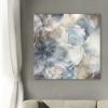 Flowing Abstracted Floral Art in neutral colors | Oil And Acrylic Painting in Paintings by Lynette Melnyk. Item composed of canvas in contemporary or modern style