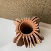 Billow Reverse Vessel - Terracotta | Vase in Vases & Vessels by Andrew Walker Ceramics | Private Residence, Sheffield in Sheffield. Item composed of ceramic