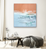 Patterned Ocean Shibori Collection | 42x40 | Original Art | Oil And Acrylic Painting in Paintings by Jacob von Sternberg Large Abstracts. Item made of canvas with synthetic