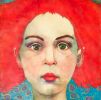 Big red | Paintings by Anne Beletic | Private Residence in Dallas