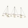Emily Group of Thirteen Pendant Light – Gold Semi-Matte | Pendants by MOSS Objects. Item made of oak wood & steel compatible with contemporary and modern style