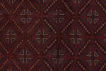 Rug & Kilim's Baluch Tribal Rug in Red with Geometric | Area Rug in Rugs by Rug and Kilim