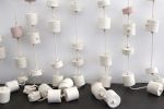 Screen - Pink | Wall Sculpture in Wall Hangings by Kristina Kotlier | SOBU in Oakland. Item composed of ceramic & fiber