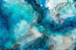 'COUNTESS' - Luxury Epoxy Resin Abstract Artwork | Mixed Media by Christina Twomey Art + Design. Item composed of synthetic