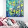 Evening shadows | Oil And Acrylic Painting in Paintings by Sabine Hahnel. Item made of canvas with synthetic works with contemporary & modern style