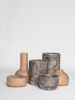 Mutamenti | Jar in Vessels & Containers by gumdesign. Item composed of oak wood and marble in contemporary style