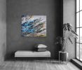 Quartz-2 'Avalanche' A Diptych painting | Oil And Acrylic Painting in Paintings by Sangeeta Sagar. Item made of paper compatible with contemporary and modern style