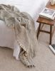 100% Cotton Throw Blankets & Bedspreads | Linens & Bedding by Lumina Design. Item made of cotton works with boho & minimalism style