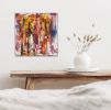 "Optimistic" | Oil And Acrylic Painting in Paintings by Shirly Maimom Art. Item composed of canvas and synthetic