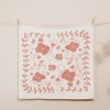 Nasturtium Tea Towel | Linens & Bedding by Elana Gabrielle. Item composed of cotton
