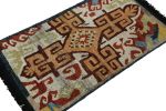 Rug & Kilim’s Kaitag Rug with Colorful Geometric Medallion | Area Rug in Rugs by Rug and Kilim