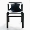 Chair 1901 - BLACK | Dining Chair in Chairs by Espina Corona | Buenos Aires in Buenos Aires. Item made of wood with leather