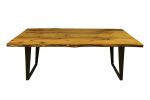 Solid Wood Dining Table, Liveedge Walnut Wood Dining Table | Tables by OzzWoodArt. Item made of wood compatible with country & farmhouse and coastal style