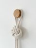 KNOT 001 | Rope Sculpture Wall Hanging | Wall Sculpture in Wall Hangings by Ana Salazar Atelier. Item composed of oak wood and cotton in contemporary or country & farmhouse style