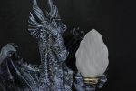 Dragon Cristal Lamp all hand made in Europe art | Table Lamp in Lamps by ultimate European. Item made of glass compatible with mid century modern and country & farmhouse style