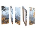 A Window to Winter | Triptych | Fine Art Print | Photography by Jess Ansik. Item composed of canvas and aluminum in boho or country & farmhouse style
