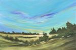 Original Landscape Painting - Endless Sky | Oil And Acrylic Painting in Paintings by Filomena Booth Fine Art. Item composed of canvas in contemporary or country & farmhouse style