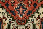 Rug & Kilim’s Heriz Style Rug in Red and Pink with Medallion | Area Rug in Rugs by Rug and Kilim