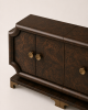 Kioto Burl Sideboard | Storage by INTERIOR VISUALS. Item made of wood with brass works with contemporary style