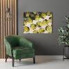Yellow Umbrellas 1358A | Prints in Paintings by Petra Trimmel. Item made of canvas with metal