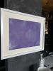 Peony Violet flower | Mixed Media by IRENA TONE. Item in minimalism or eclectic & maximalism style