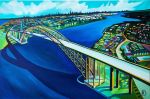 Bayonne Bridge | Paintings by Julia Deckman, Artist