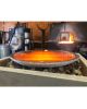 Ambassador Table | Side Table in Tables by Hyland Glass. Item made of bronze with glass