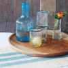 Hand Blown Aqua Decanter/Bottle for water, spirts | Vessels & Containers by TerraKlay. Item composed of glass in minimalism or coastal style