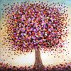 Blossoming Benevolence — Original Textured Acrylic Painting | Oil And Acrylic Painting in Paintings by DaggArt. Item made of canvas compatible with contemporary style