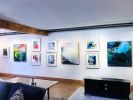 Landing 5 | Oil And Acrylic Painting in Paintings by Virginia Bradley Art | North Elm Home in Millerton. Item made of canvas with synthetic