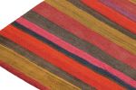 Vintage Shahsavan Persian Kilim with Multicolor Stripes | Area Rug in Rugs by Rug and Kilim