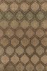 Vintage Distressed Runner Rug, Beige-Brown Geometric Pattern | Area Rug in Rugs by Rug and Kilim