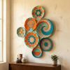 Set of 7 Basket Wall Decor | Decorative Plate in Decorative Objects by Sarmal Design. Item composed of bamboo & cotton compatible with boho and contemporary style