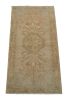 Vintage Turkish Rug in Beige-Cream with Geometric Medallion | Area Rug in Rugs by Rug and Kilim