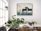 Shared vision oil painting | Oil And Acrylic Painting in Paintings by KIRSTEN KAINZ. Item composed of canvas compatible with contemporary and eclectic & maximalism style