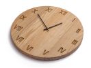 Oak Wood Wall Clock MARKUSS | Decorative Objects by DABA. Item composed of oak wood in minimalism or contemporary style