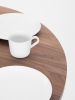 Round dining table, black walnut kitchen table | Tables by Mo Woodwork. Item made of walnut compatible with minimalism and mid century modern style