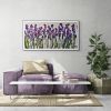 Shades of Violet | Oil And Acrylic Painting in Paintings by Rita Vilma. Item made of canvas