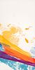 Waves of Washi | Oil And Acrylic Painting in Paintings by Jan Sullivan Fowler | 7540 Pioneer Way in Bozeman. Item made of paper with synthetic