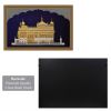 Sri Harmandir Sahib | Golden Temple | Embroidery in Wall Hangings by MagicSimSim. Item made of fabric with stone works with art deco & asian style