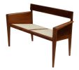 Mahogany Settee With Crotch Accents | Couch in Couches & Sofas by CraftsmansLife: Donald DiMauro Woodwork & Design. Item composed of wood
