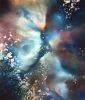 Nebula, Cosmic dust and matter, star field | Oil And Acrylic Painting in Paintings by Valerie Ostenak. Item composed of canvas in contemporary style