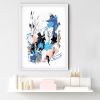 Until then | Oil And Acrylic Painting in Paintings by Cristina Dalla Valentina. Item composed of paper and synthetic