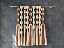 Lomas Style Macrame Wall Hanging | Wall Hangings by Sarmal Design. Item made of wood & cotton compatible with boho and mid century modern style