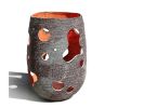 Sculptural Decorative Wide Vase | Vases & Vessels by Donatas Žukauskas. Item made of concrete with paper works with minimalism & contemporary style